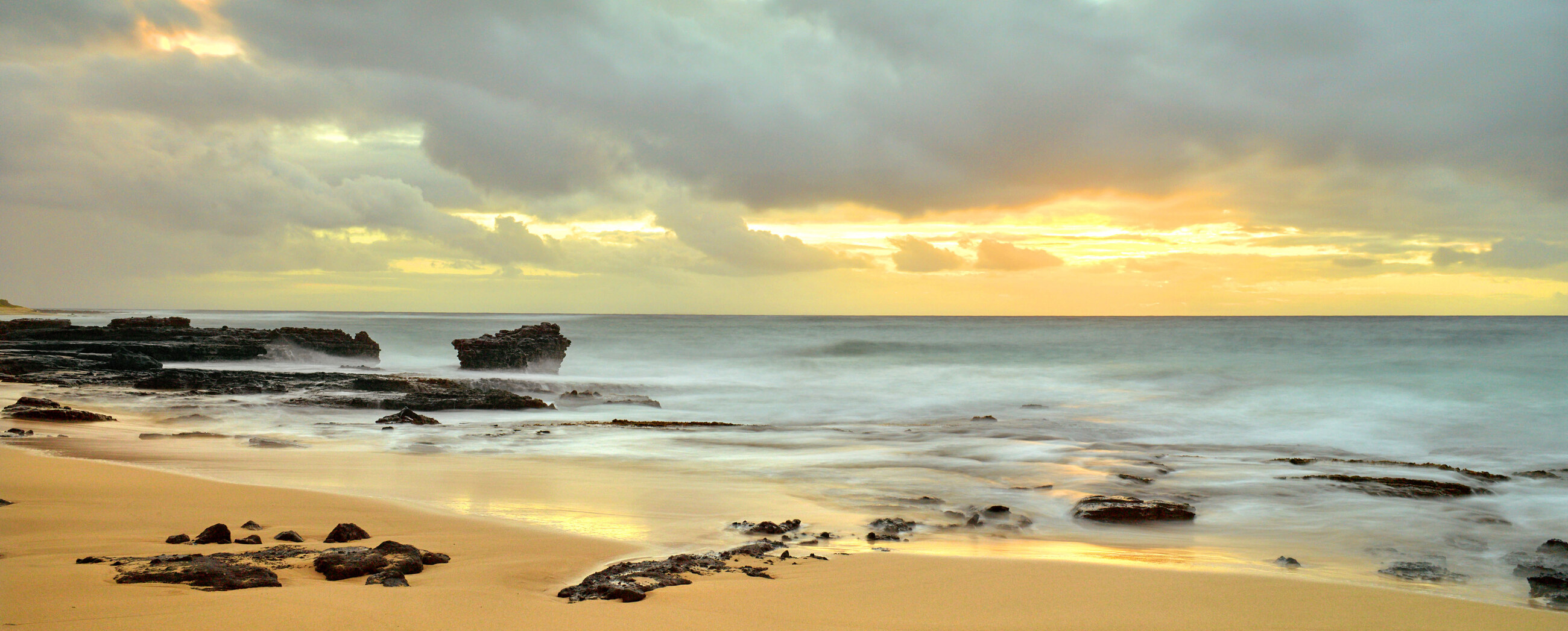 Beach Sunset Pano