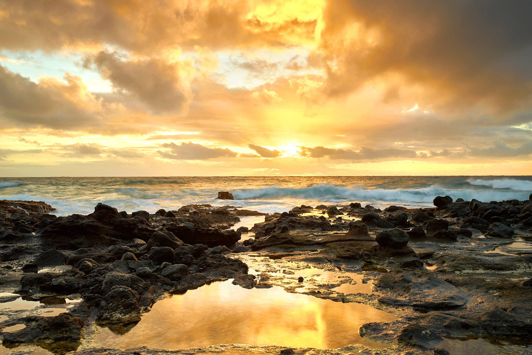 Tidepool Sunset